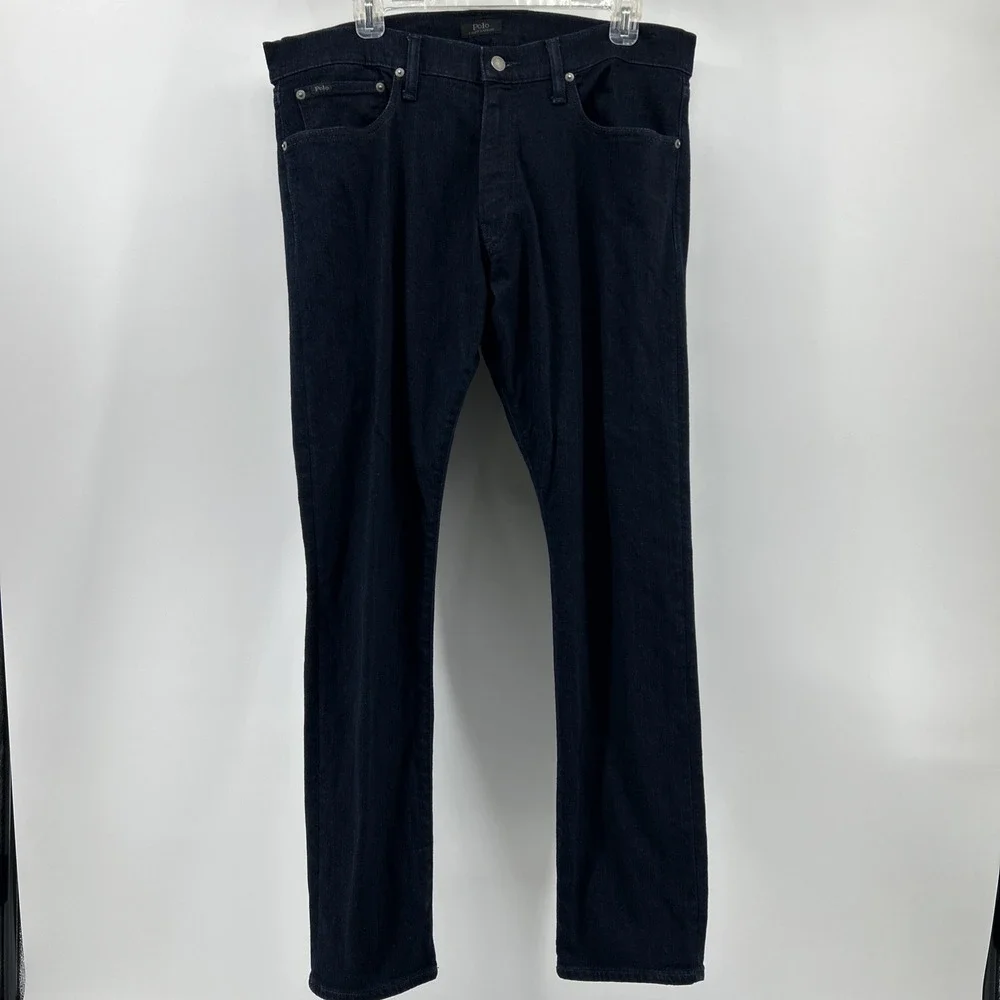 Polo Ralph Lauren Jeans Sullivan Slim  Men's 36/30 Blue Denim Dark Wash Casual
